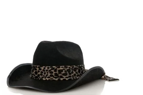 A black cowboy hat Foto stock