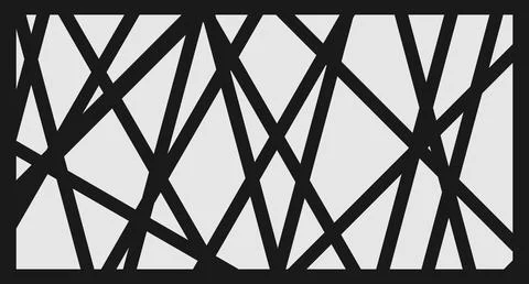 Black Crisscross Line Pattern Stock Illustration