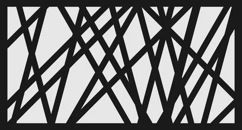 Black Crisscross Line Pattern Stock Illustration