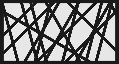 Black Crisscross Line Pattern Stock Illustration