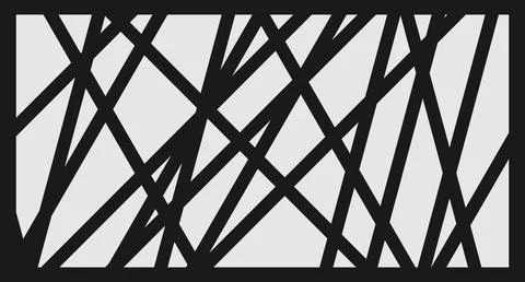 Black Crisscross Line Pattern Illustrazione stock