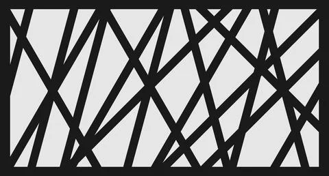 Black Crisscross Line Pattern Stock Illustration