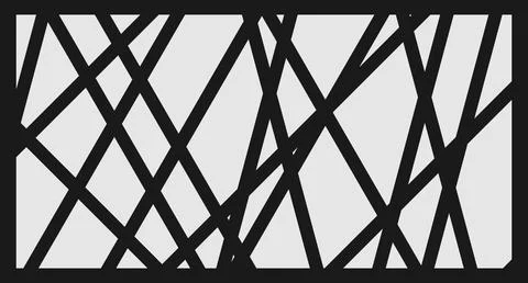 Black Crisscross Line Pattern Stock Illustration
