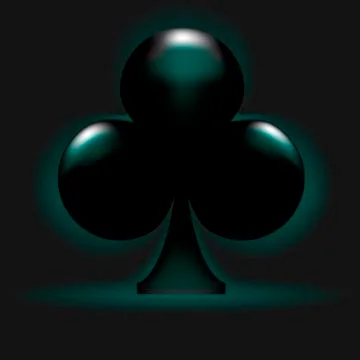 Black cross with backlight. Card game Ilustración de archivo