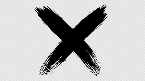 Black cross symbol animation. Stock Footage 258657019