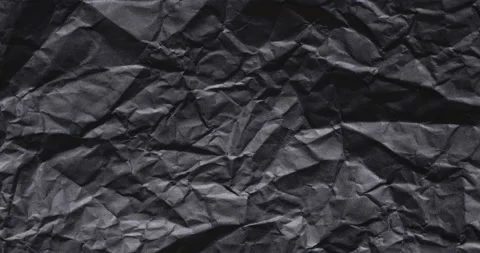 Black Crumpled Paper Stock Footage 170729215
