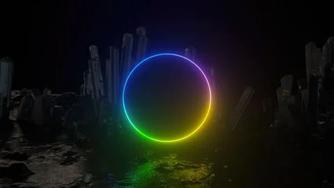 Black Crystals Surface 4K Stockbeeldmateriaal 289331224