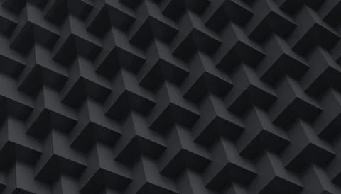 Black cube background Foto stock