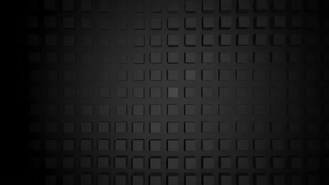 Black cube pattern background with cubes changing in size, 3d animation Stock Footage 146717596