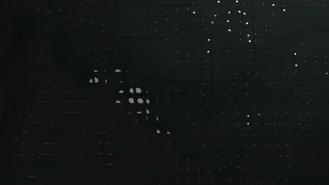 Black Cube waves background. Infinite loop. Stock Footage 143014112