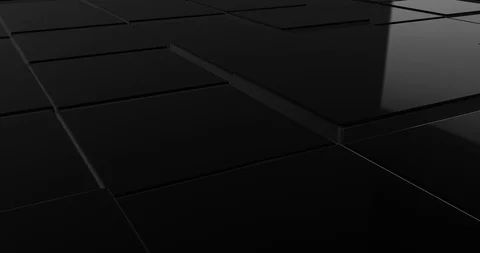 Black cubes flooring animation Stock-Footage 106688600
