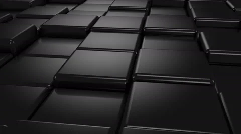 Black Cubes Stock Footage 52070329