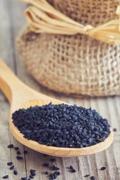 Black cumin seed Stock Photos