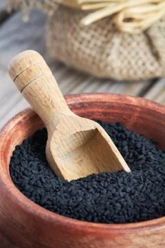 Black cumin seed Stock Photos