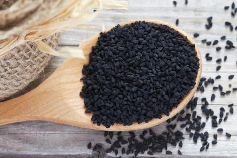 Black cumin seed 스톡 사진