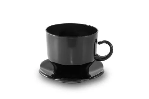 	The black cup Stock Photos