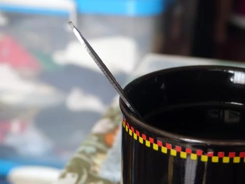 Black Cup Stock Photos