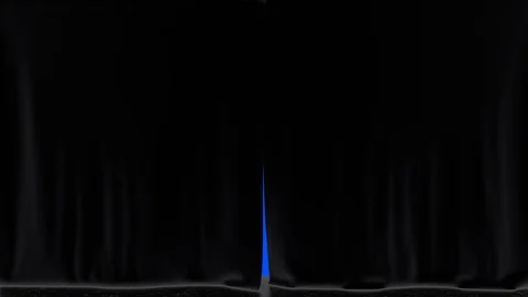 Black Curtain Stock Footage 76217544