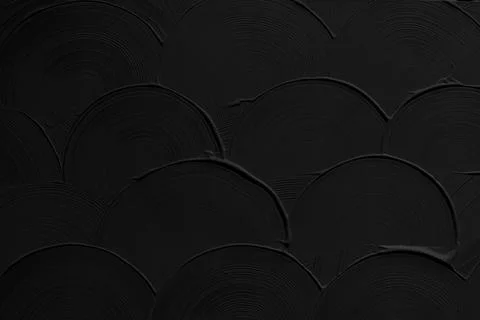 Black curve brush stroke texture background Stock Photos
