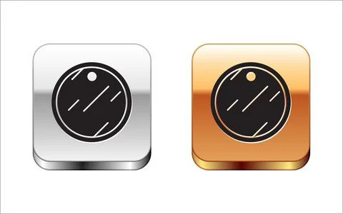 Black Cutting board icon isolated on white background. Chopping Board symbol Stock Illustration