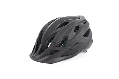 Black cycle helmet Stock Photos