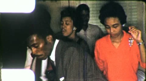 Black DANCE CLUB PARTY African American 1960s Vintage Film Old Home Movie 5227 Видео 12381294