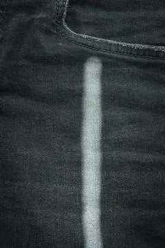 Black danim texture background, textile of jeans fashion for clothing design Stock-Fotos