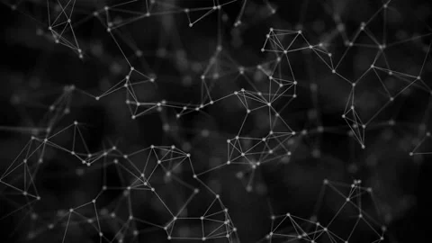 Black dark background network connection Stock-Footage 131436981
