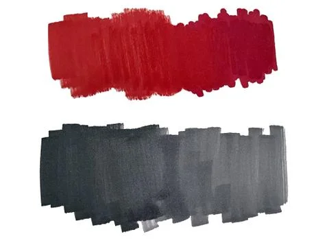 Black dark Marker hand drawn Stain spot, raster illustration Stock Illustration