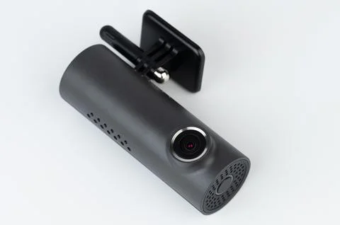 Black dashboard car camera Stock Photos