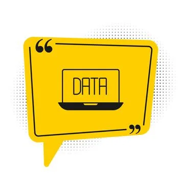 Black Data analysis icon isolated on white background. Business data analys.. 스톡 일러스트