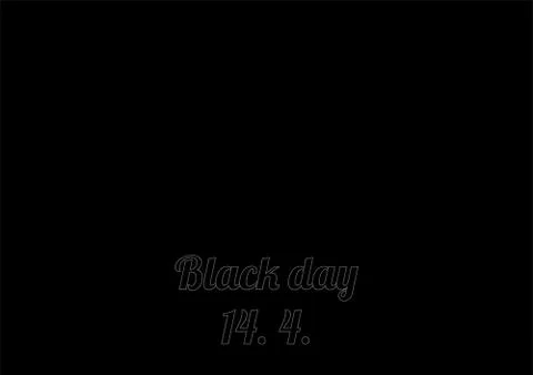 Black day card Stock Illustration