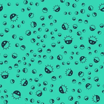 Black Day night cycle icon isolated seamless pattern on green background. Day イラスト素材