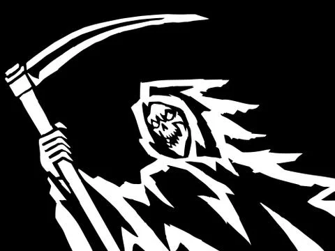 Black death vector illustration Stock Illustration