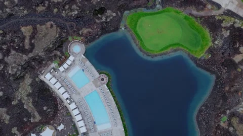 Black Desert Golf Course Stock Footage 321582186