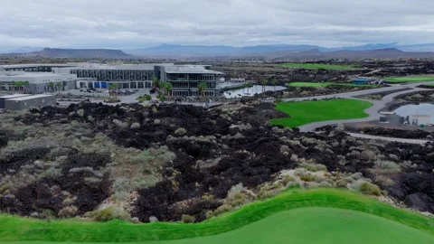 Black Desert Golf Course Stock Footage 321582198