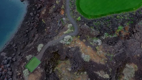 Black Desert Golf Course Stock Footage 321582281