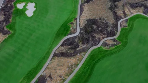Black Desert Golf Course Stock Footage 321582314