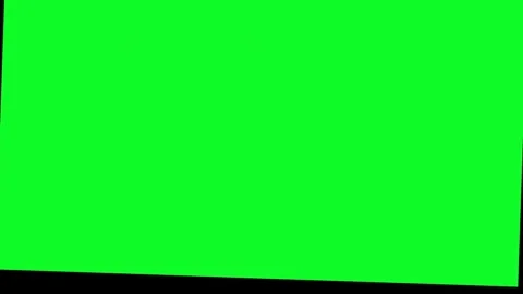 Black diagonal bar wipes across the bright green screen Stock-Footage 331767942