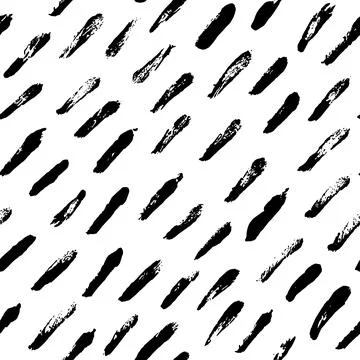 Black diagonal small lines vector seamless pattern 库存插图
