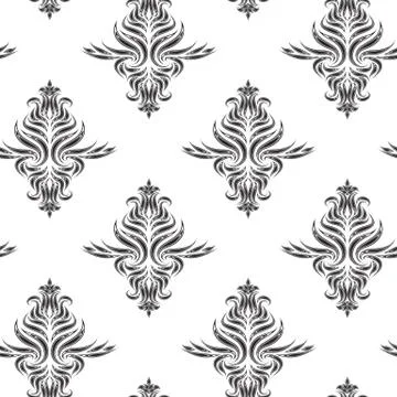 Black diagonal vector seamless pattern. Texture for fabrics or packaging in Stock Illustration