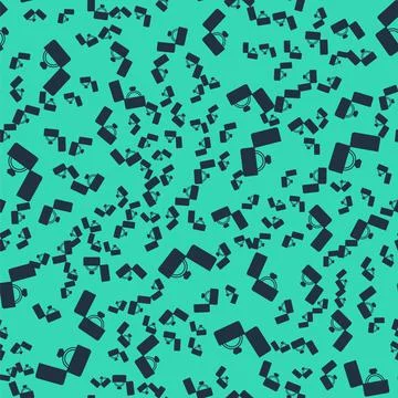 Black Diamond engagement ring in a box icon isolated seamless pattern on green Stock Illustration