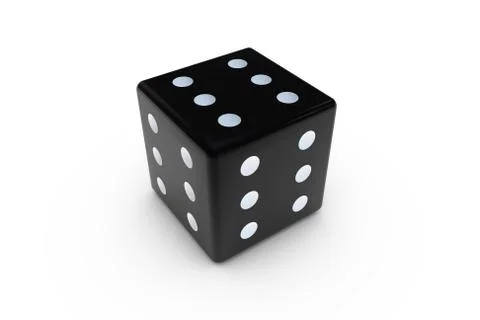 Black dice Stock Illustration