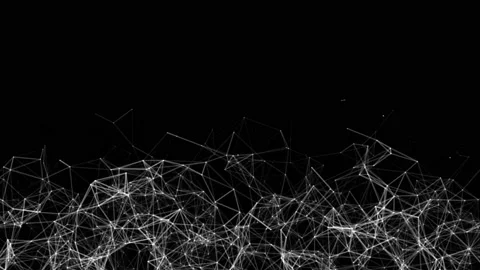 Black digital animation technology background Stock Footage 211071911