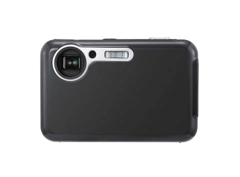 Black digital camera Stock Photos