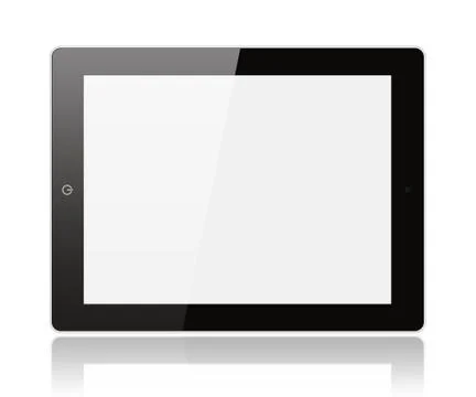 Black digital tablet pc Stock Photos