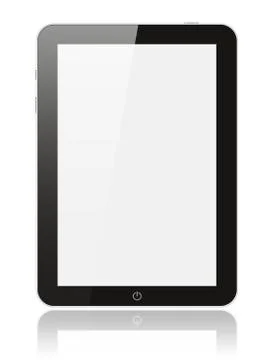 Black digital tablet pc Stock Photos