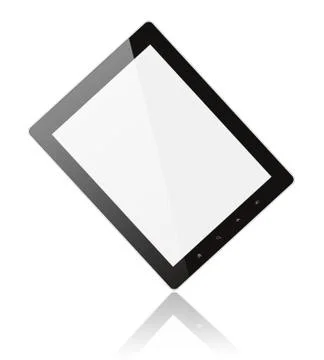 Black digital tablet pc . Stock Photos