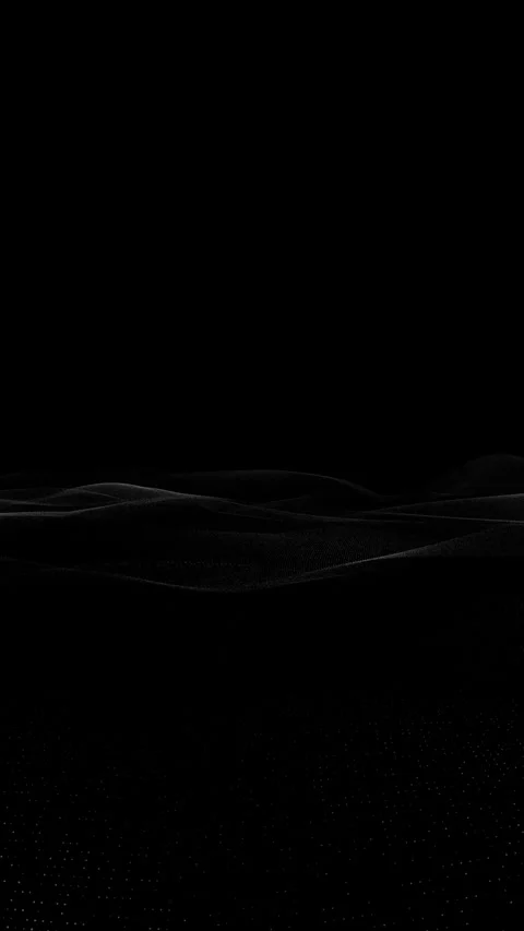 Black digital wave landscape Video stock 313165393