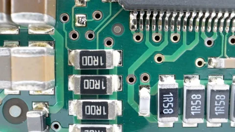The black diodes with the numbers on it Stock Footage 137356569